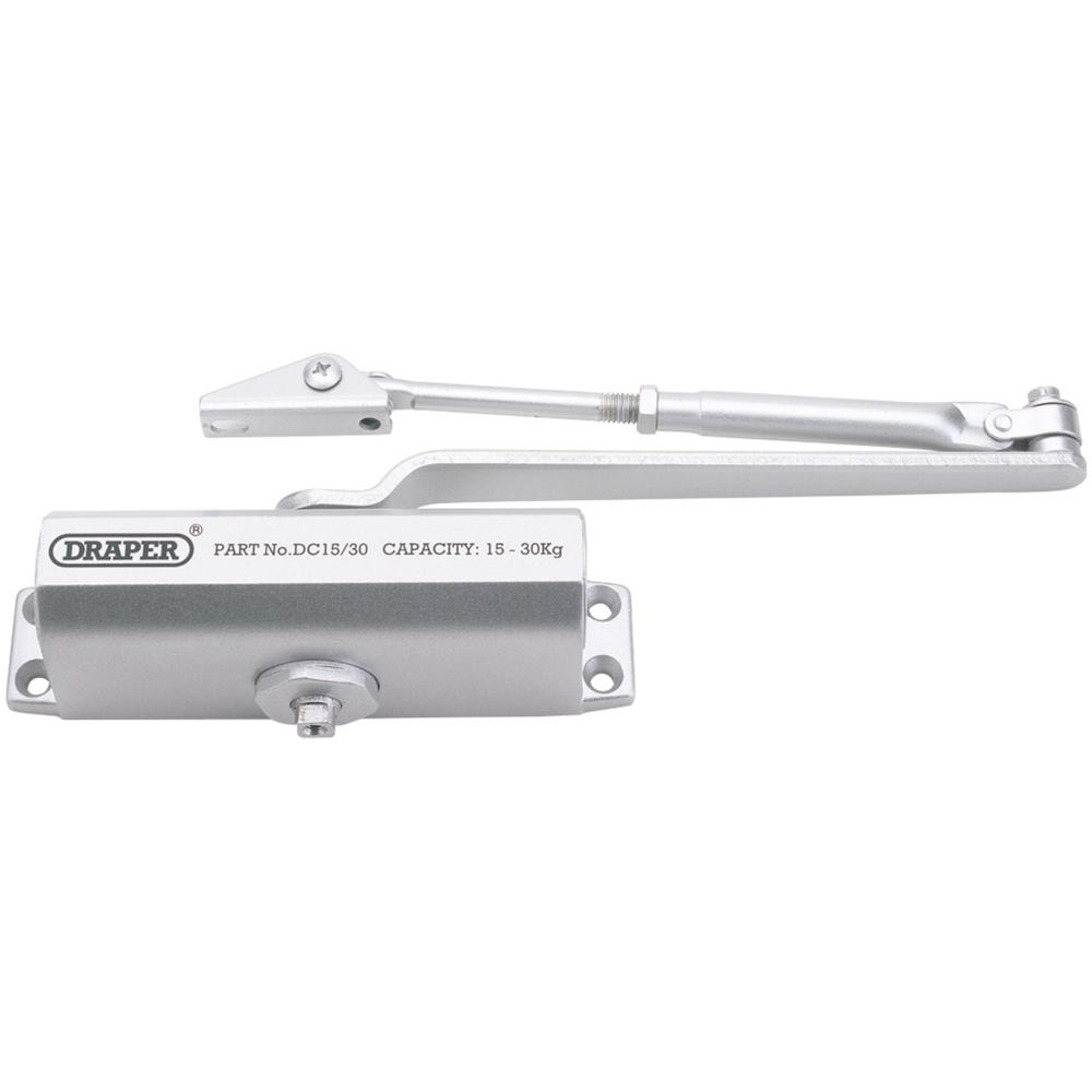 Click to view product details and reviews for Draper Adjustable Door Closer 30kg.