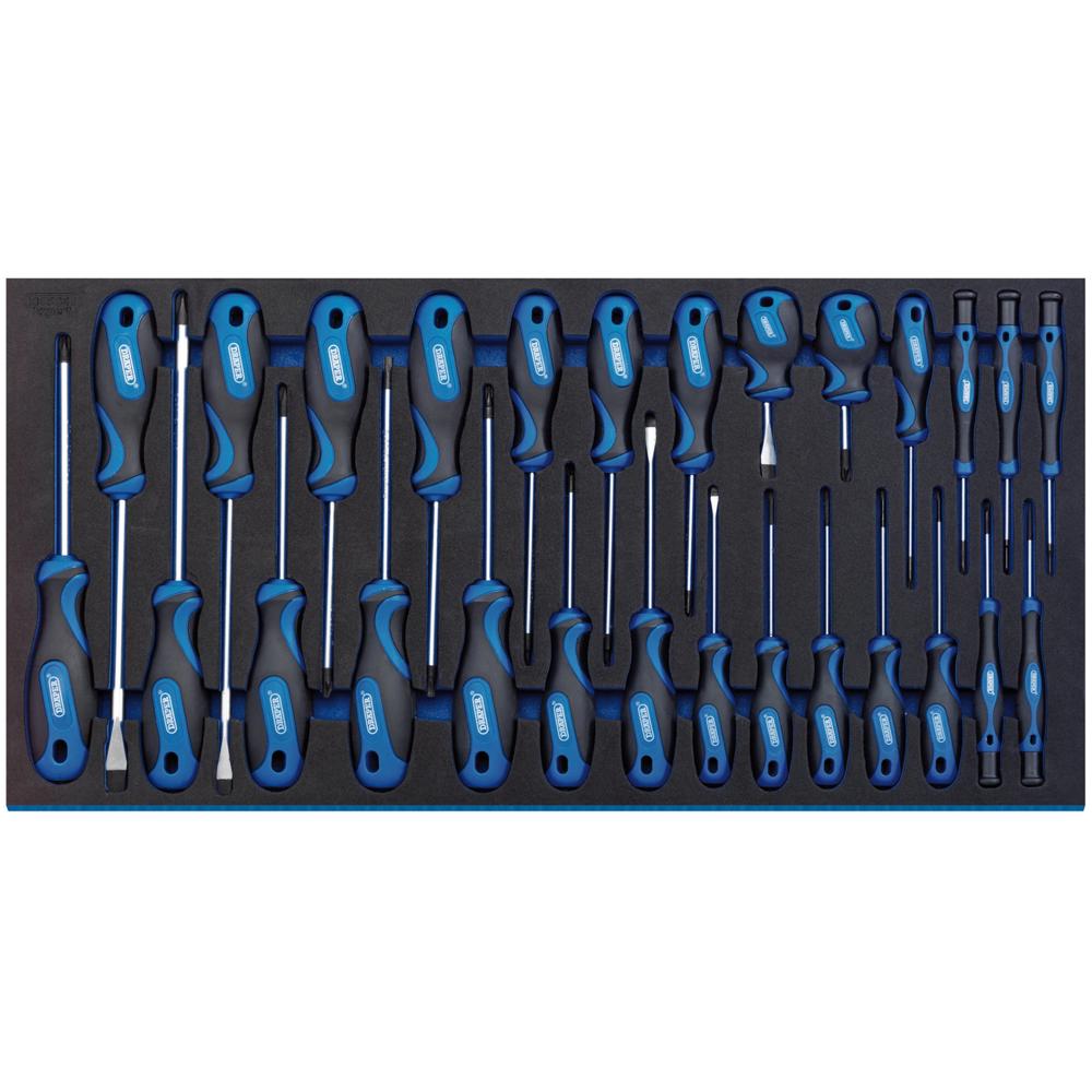 27 Piece Soft Grip Screwdriver Set In Eva Insert Tray