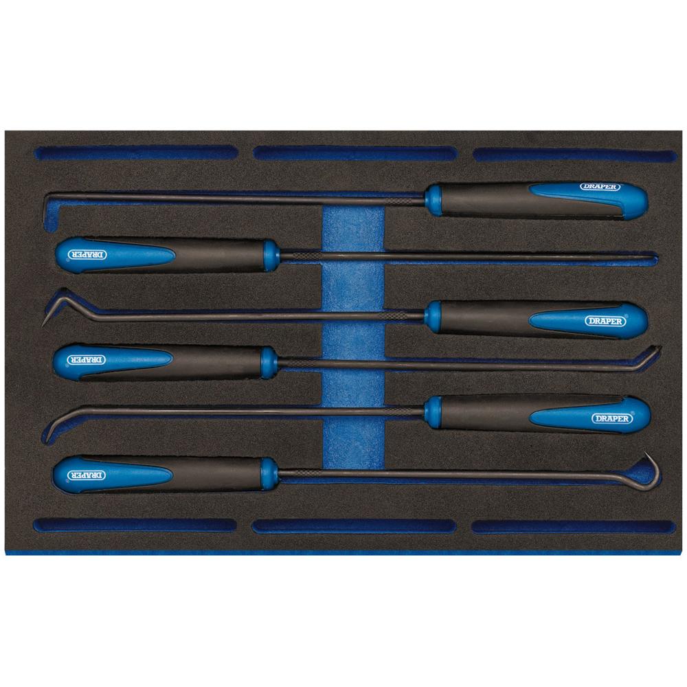 6 Piece Long Reach Hook and Pick Set In Eva Insert Tray
