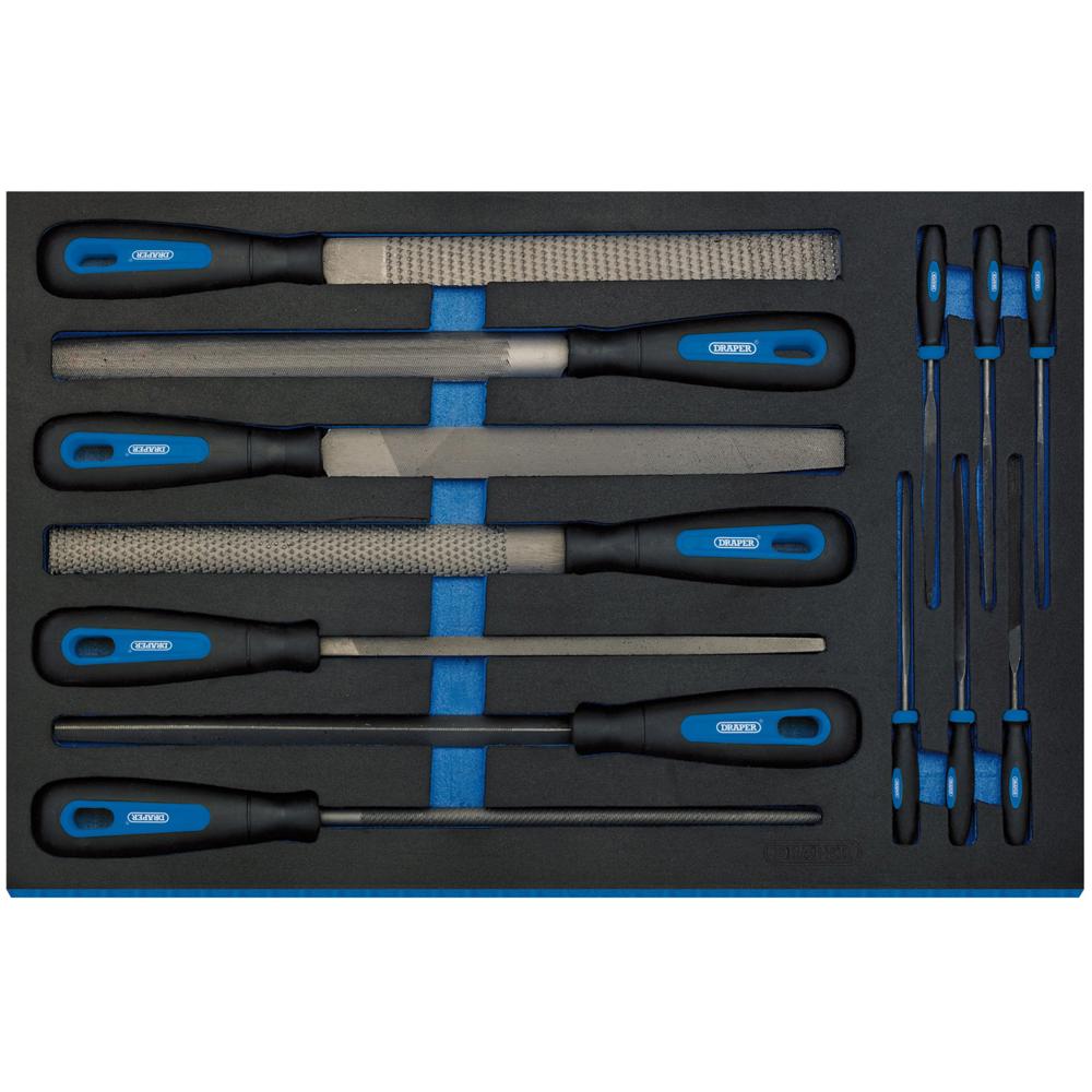 13 Piece Hand File Set In Eva Insert Tray
