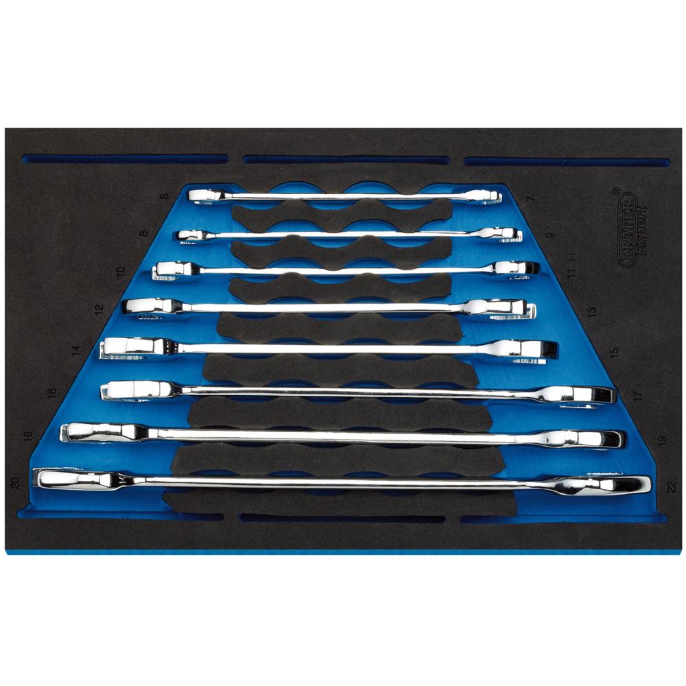 8 Piece Open Ended Spanner Set In Eva Insert Tray