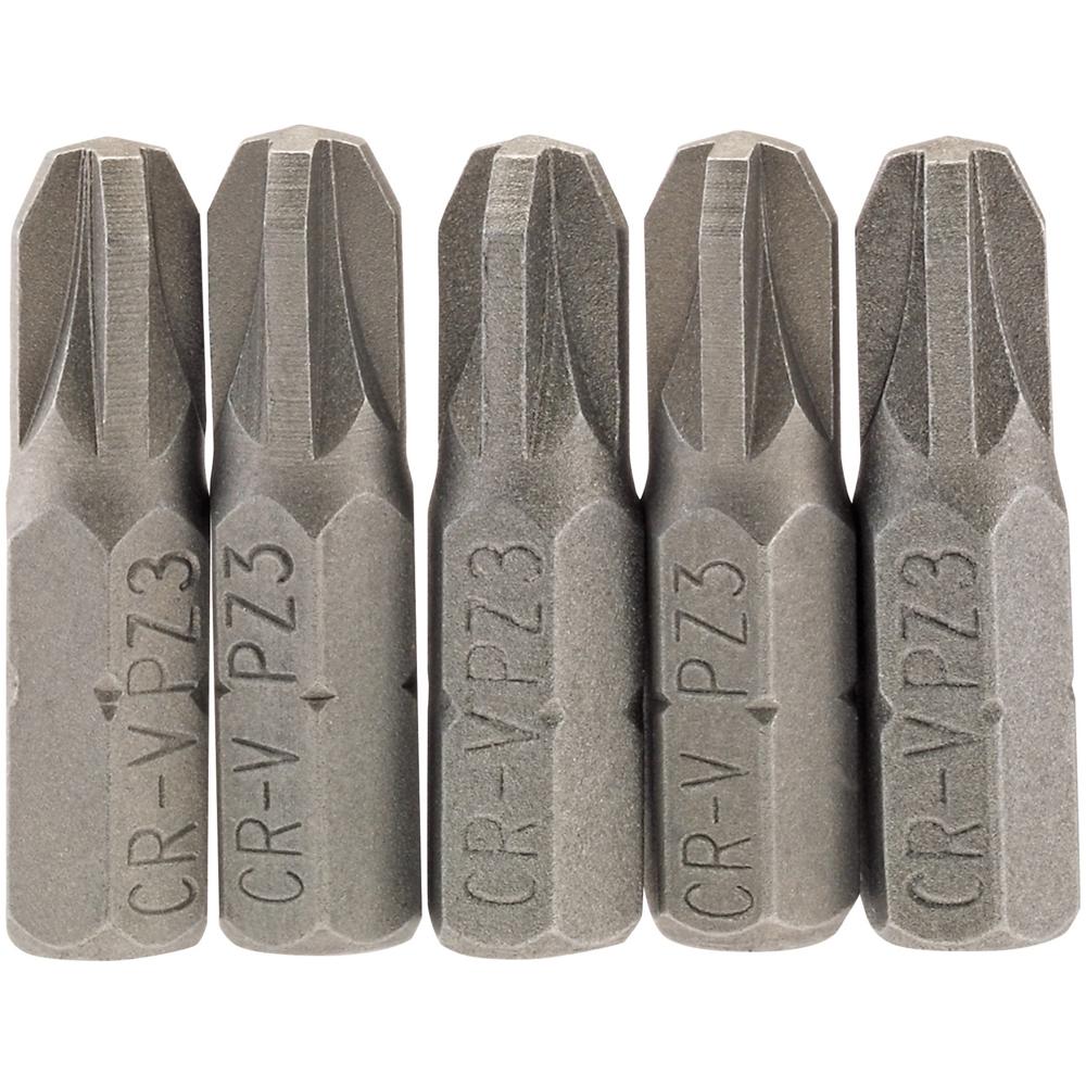 Draper Pozi Screwdriver Bit PZ3 25mm Pack of 5