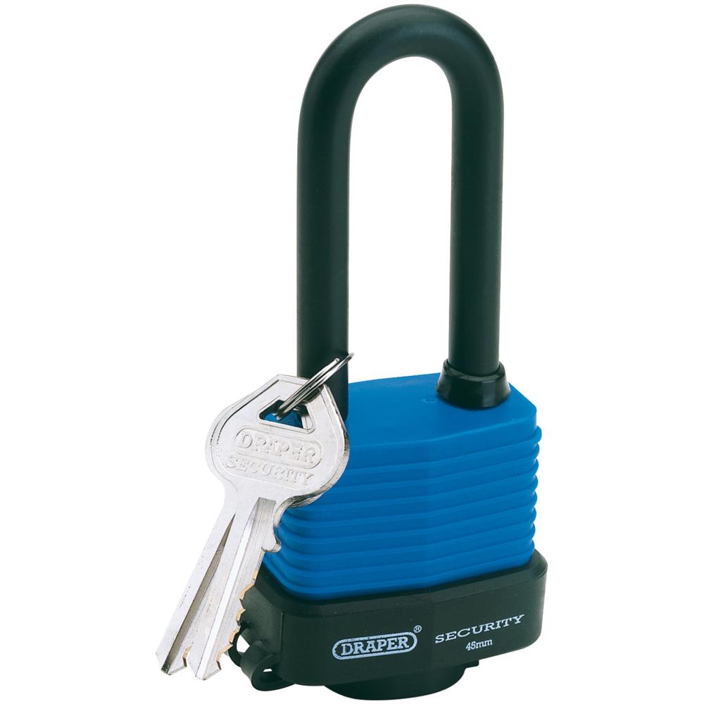 Draper Laminated Steel Padlock 45mm Long