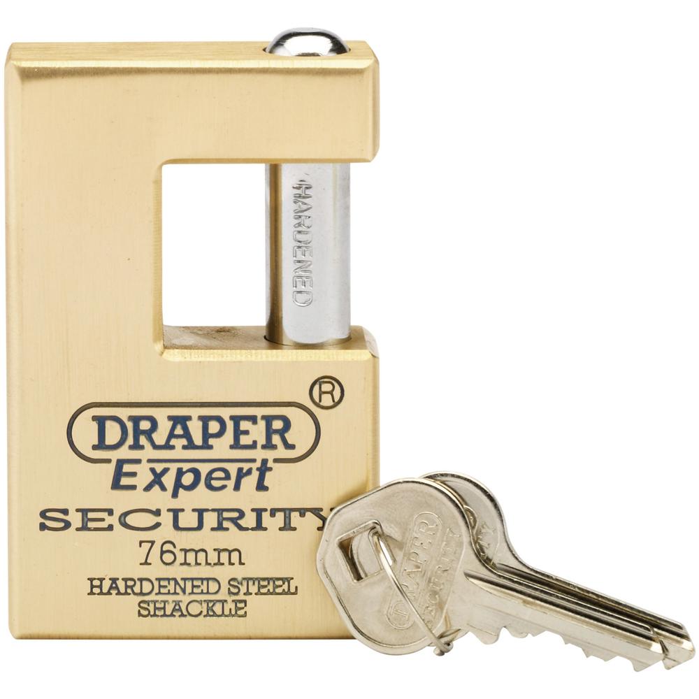 Expert Solid Brass Padlock Closed Shackle