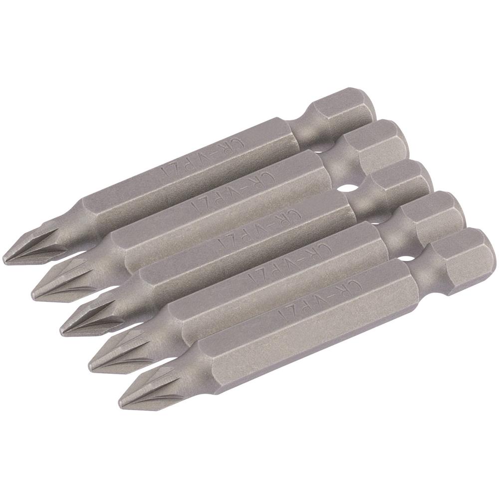Draper Pozi Screwdriver Bit PZ1 50mm Pack of 5