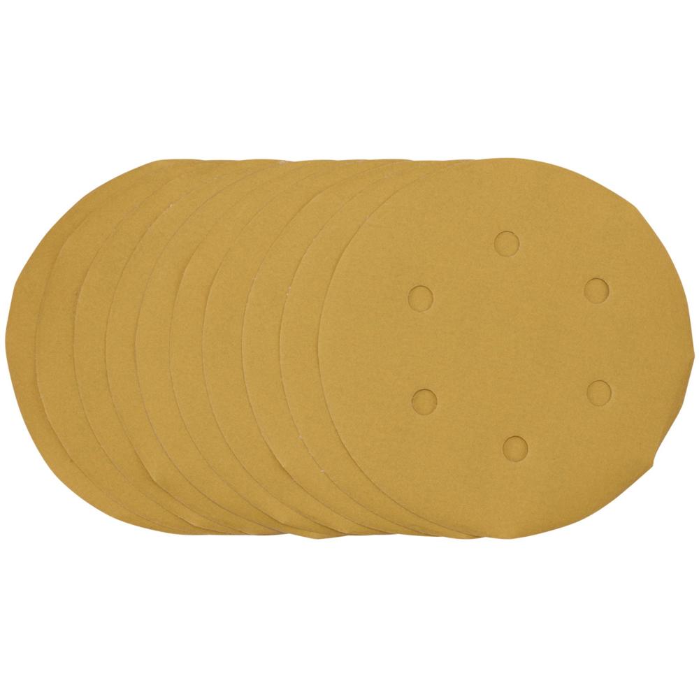 Gold Hook and Loop Sanding Discs 150mm