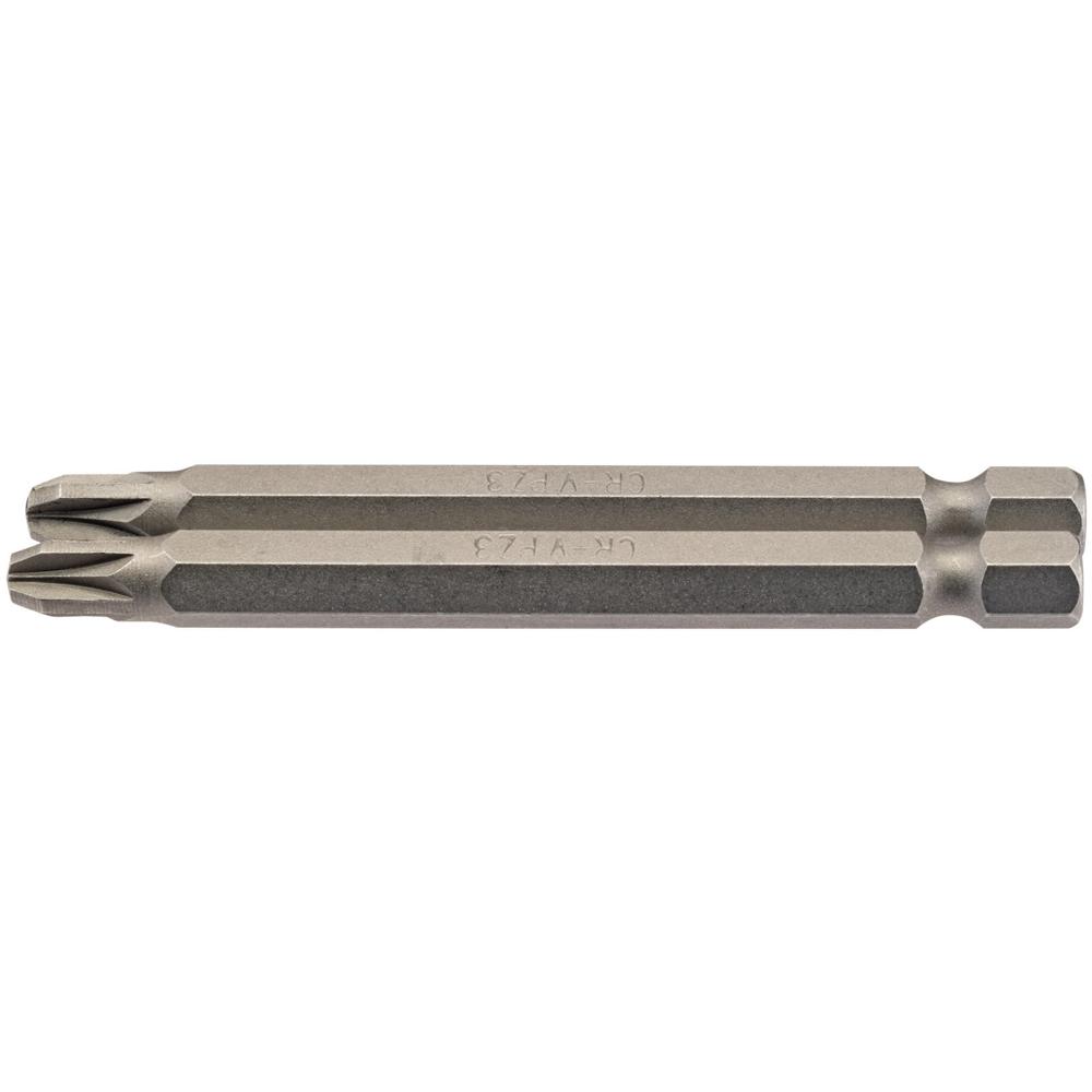 Draper Pozi Screwdriver Bit PZ3 75mm Pack of 2