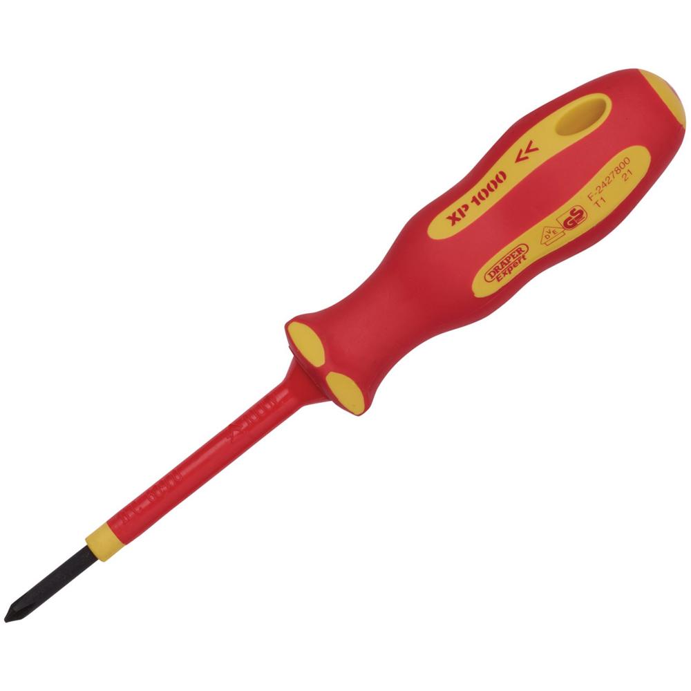 Draper Expert Ergo Plus VDE Insulated Phillips Screwdriver PH0 60mm