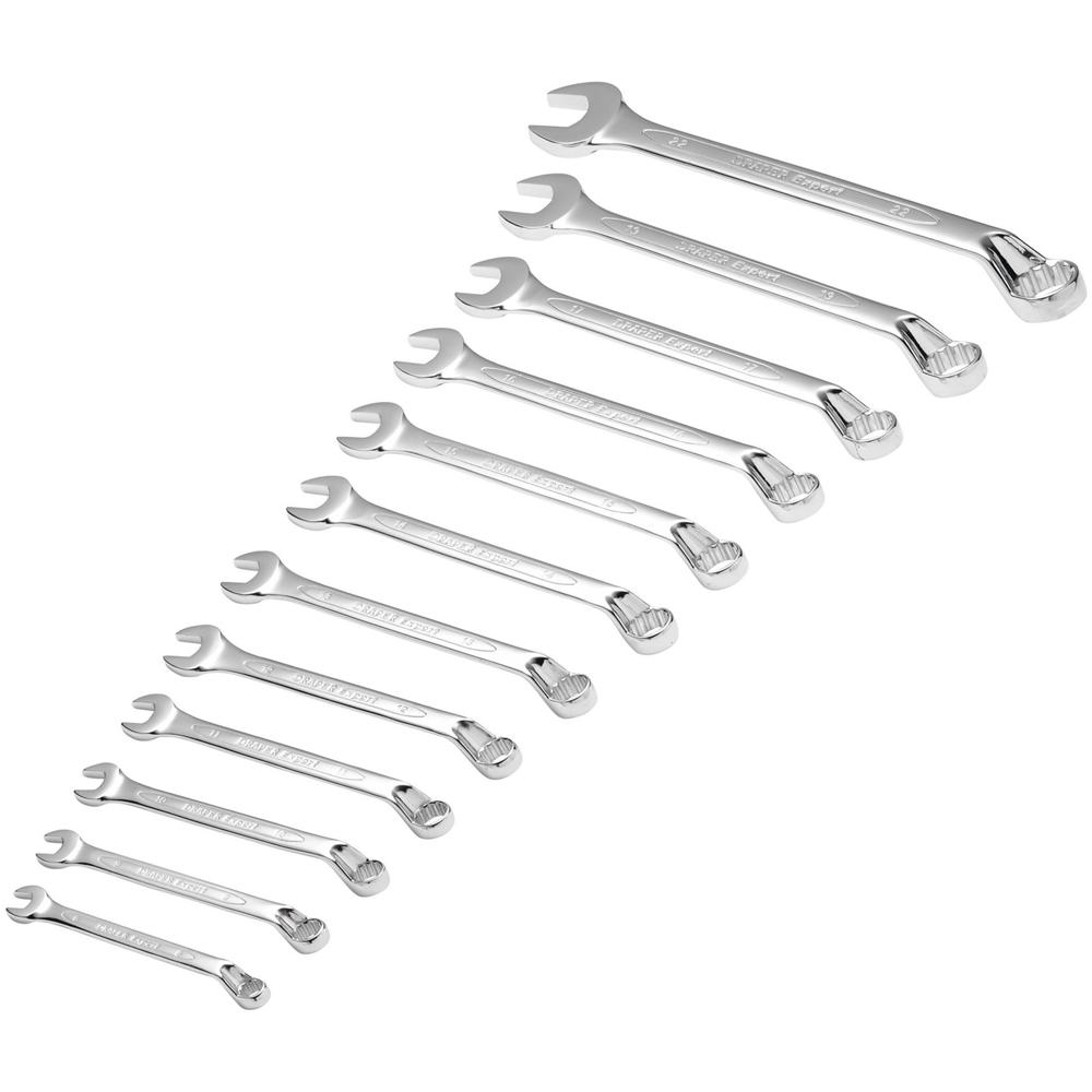 Draper Expert 12 Piece Hi Torq Combination Spanner Set Metric