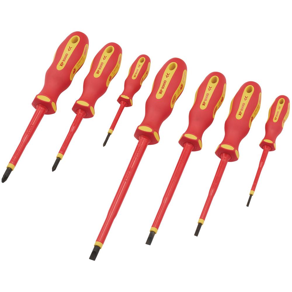 Draper Expert 7 Piece VDE Insulated Screwdriver Set