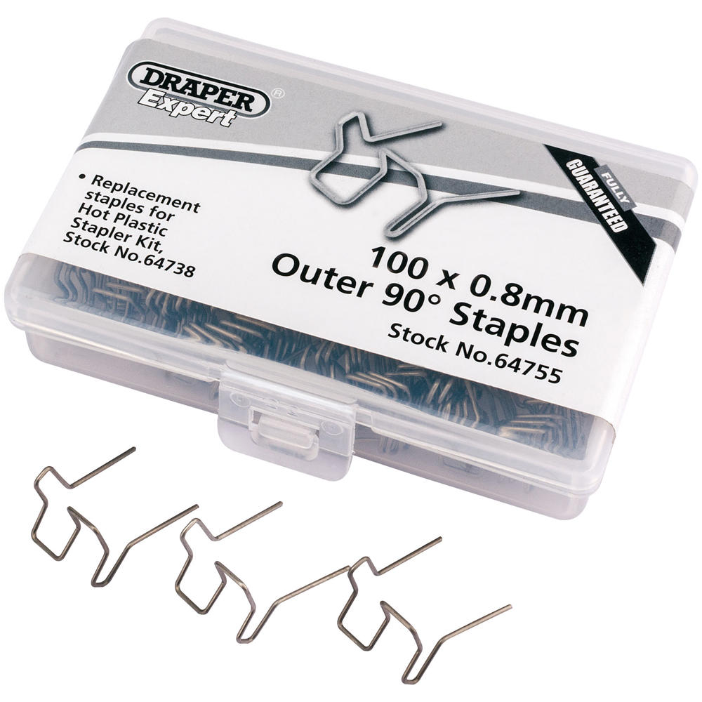 Double U Staples for Hot Staplers