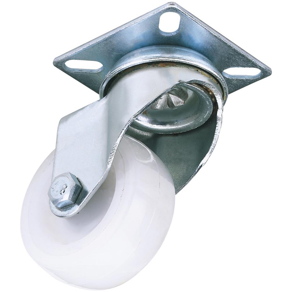 Swivel Plate Fixing Nylon Wheeled Castor