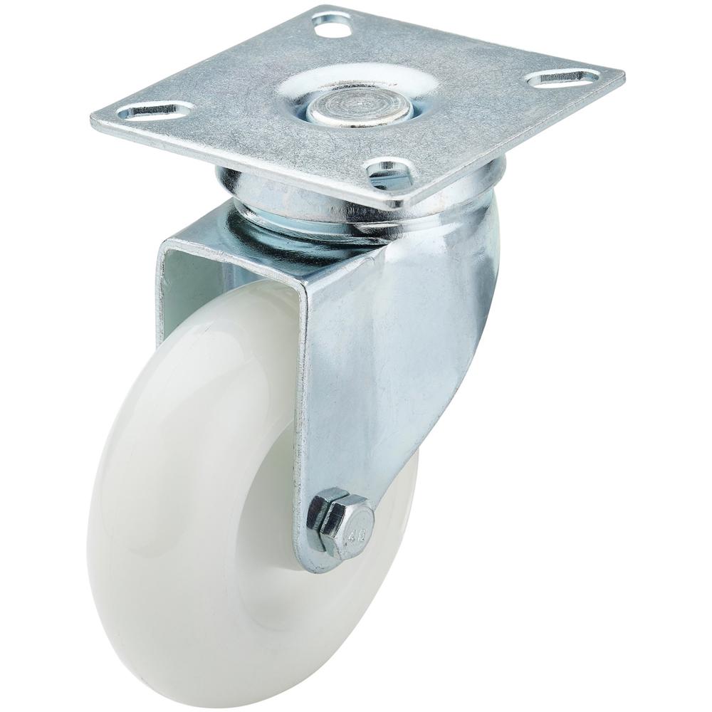 Swivel Plate Fixing Nylon Wheeled Castor