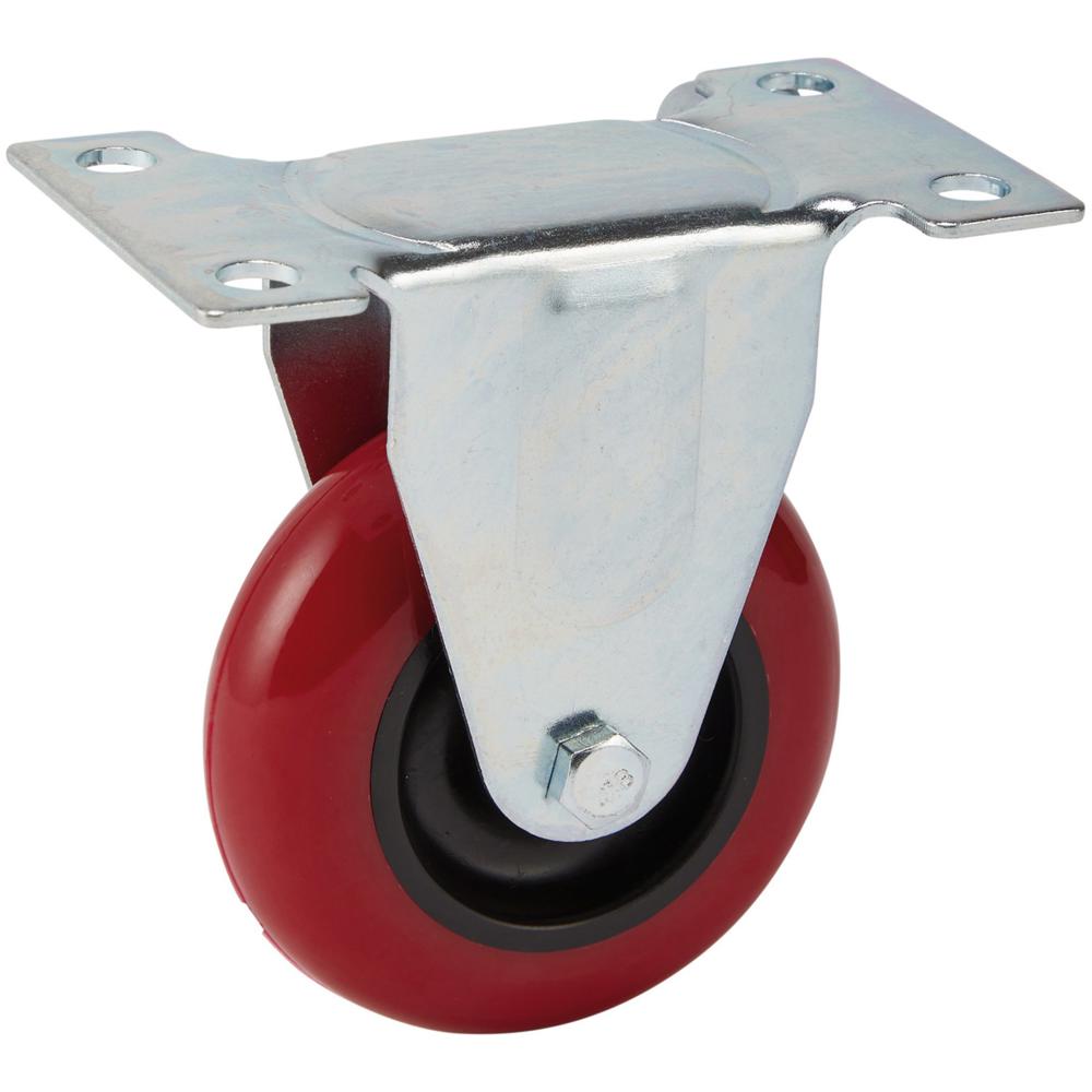 Fixed Plate Fixing Polyurethane Wheeled Castor