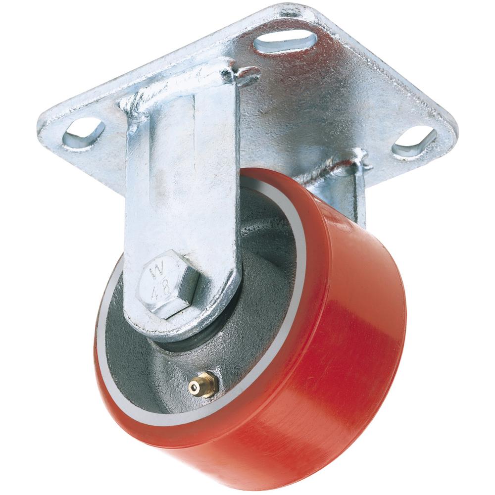 Fixed Plate Fixing Heavy Duty Polyurethane Wheeled Castor