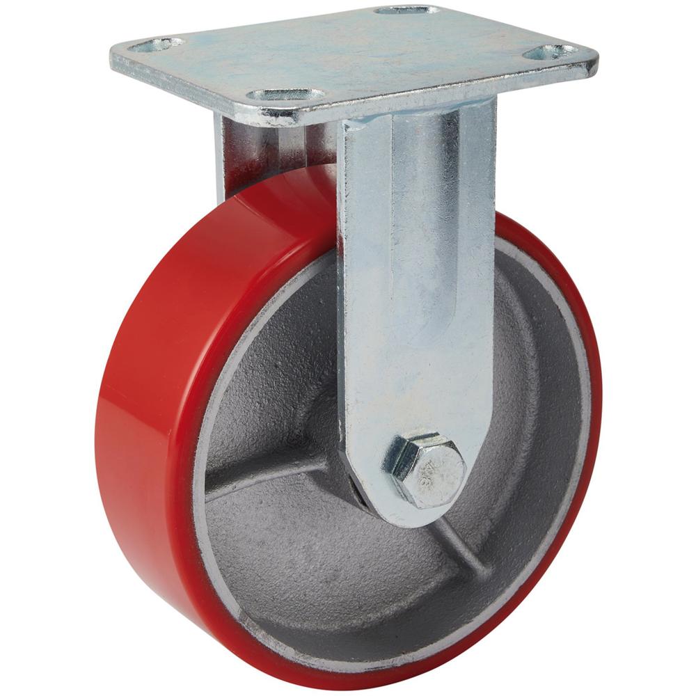 Fixed Plate Fixing Heavy Duty Polyurethane Wheeled Castor