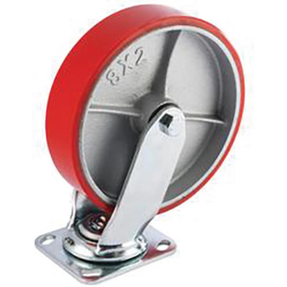 Swivel Plate Fixing Heavy Duty Polyurethane Wheeled Castor