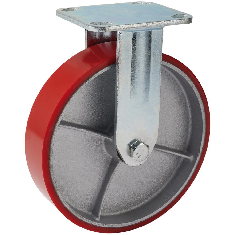 Fixed Plate Fixing Heavy Duty Polyurethane Wheeled Castor