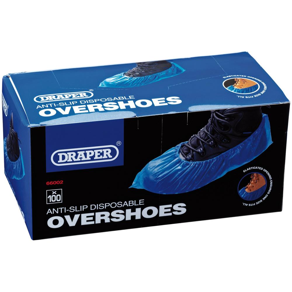 Draper Disposable Overshoe Covers Pack of 100