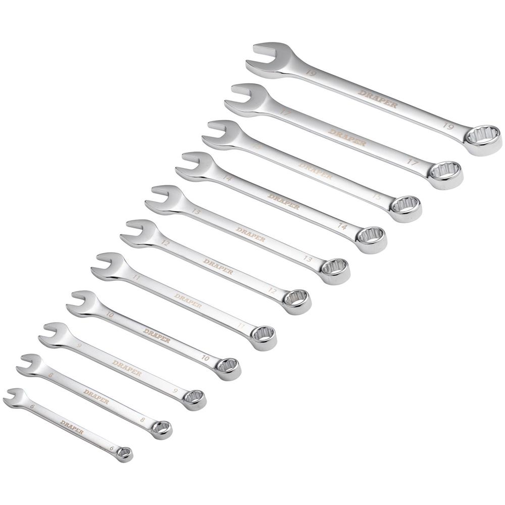 Draper 11 Piece Hi Torq Combination Spanner Set Metric