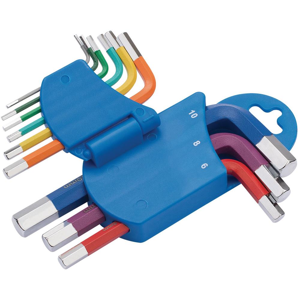 Click to view product details and reviews for Draper 9 Piece Metric Coloured Short Arm Hex Key Set. Click to view product details and reviews for Draper 9 Piece Metric Coloured Short Arm Hex Key Set.