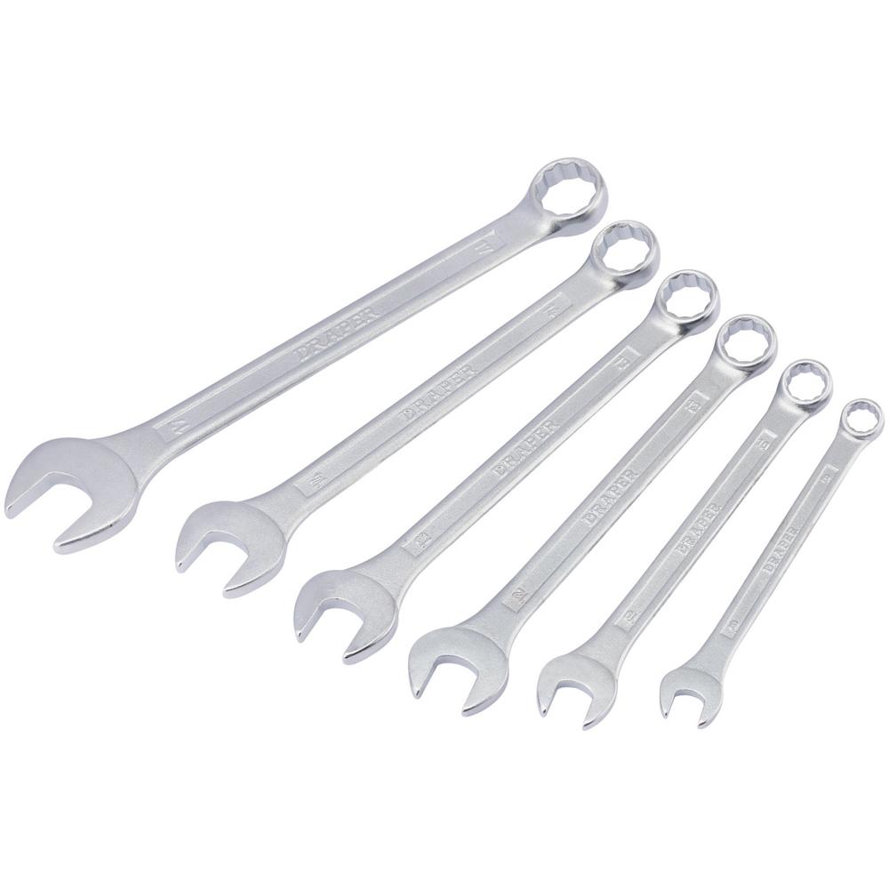 Draper 6 Piece Combination Spanner Set