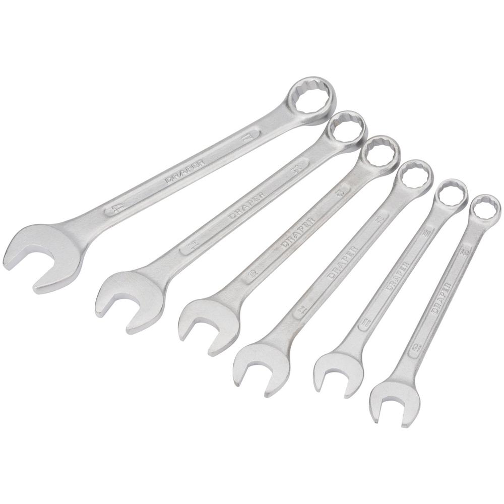 Draper Redline 6 Piece Combination Spanner Set
