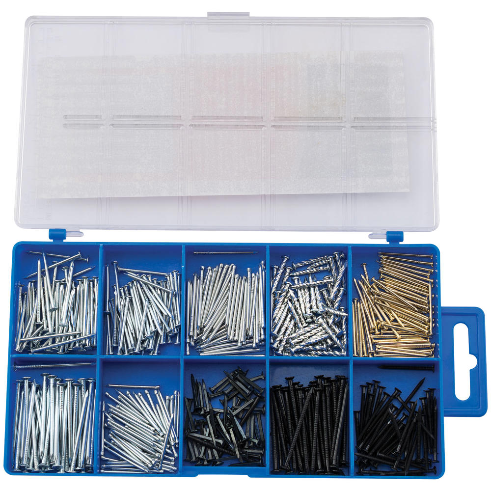 Draper 485 Piece Nail and Pin Assortment