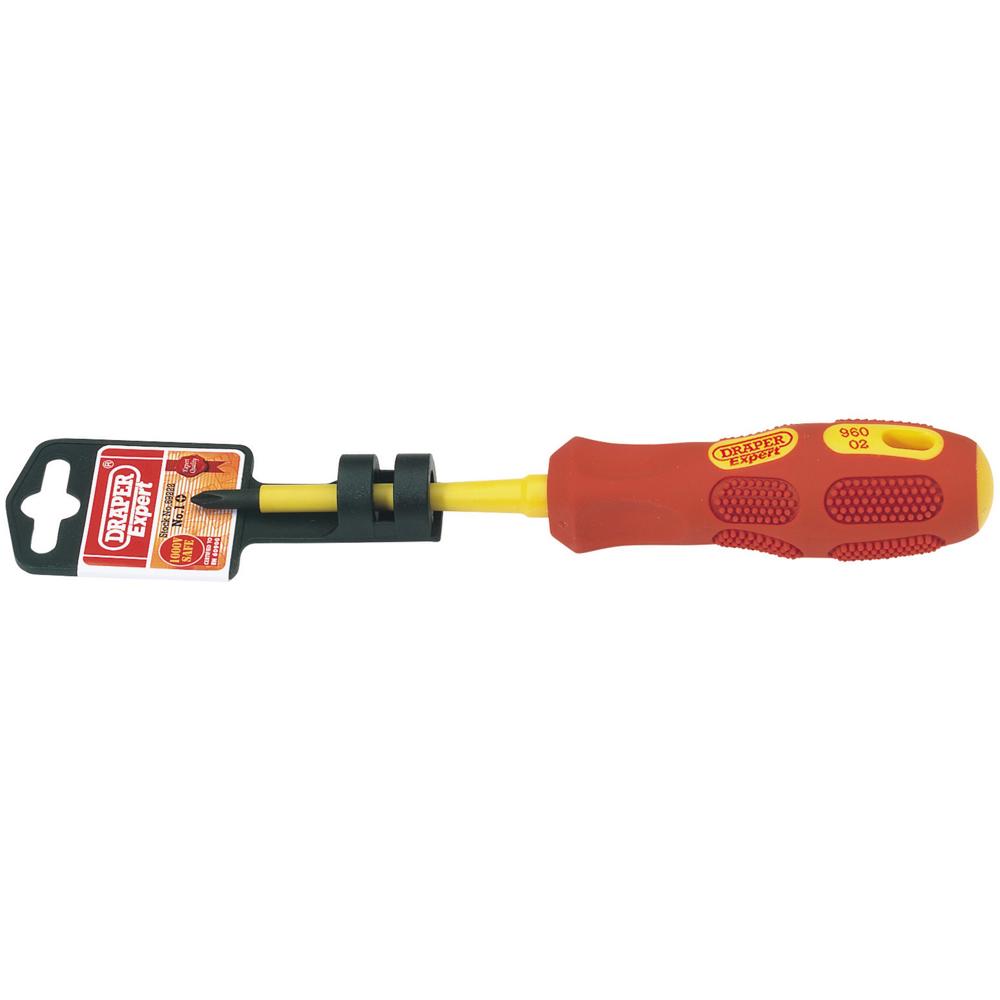 Draper Expert VDE Insulated Phillips Screwdriver PH1 80mm