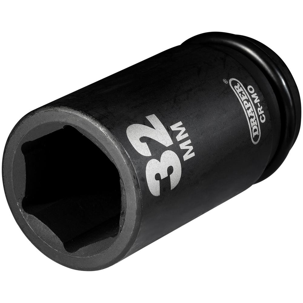 Draper Expert 3/4" Drive Deep Hexagon Impact Socket Metric 3/4" 32mm