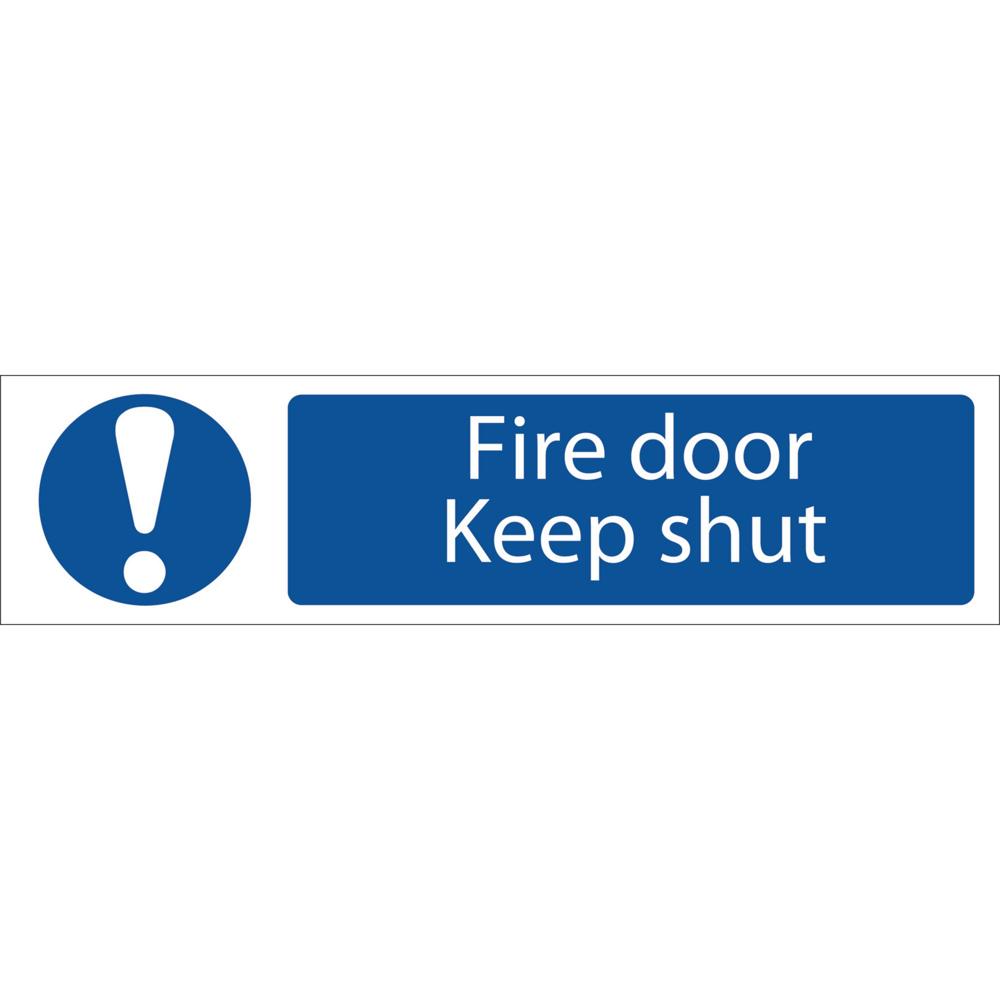 Fire Door Keep Shut Sign