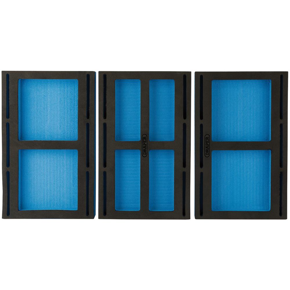 3 Piece 1/4 Drawer EVA Insert Tray Set