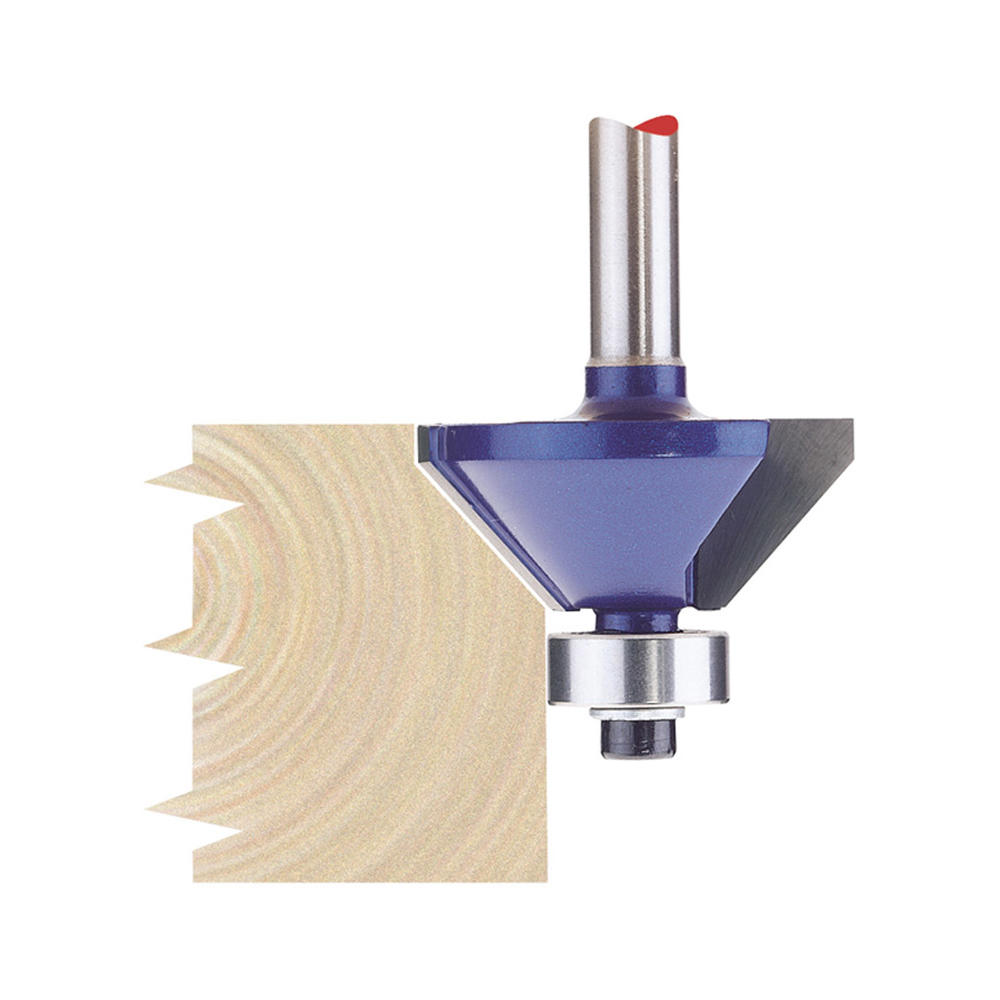 Bearing Guided Chamferring Router Cutter