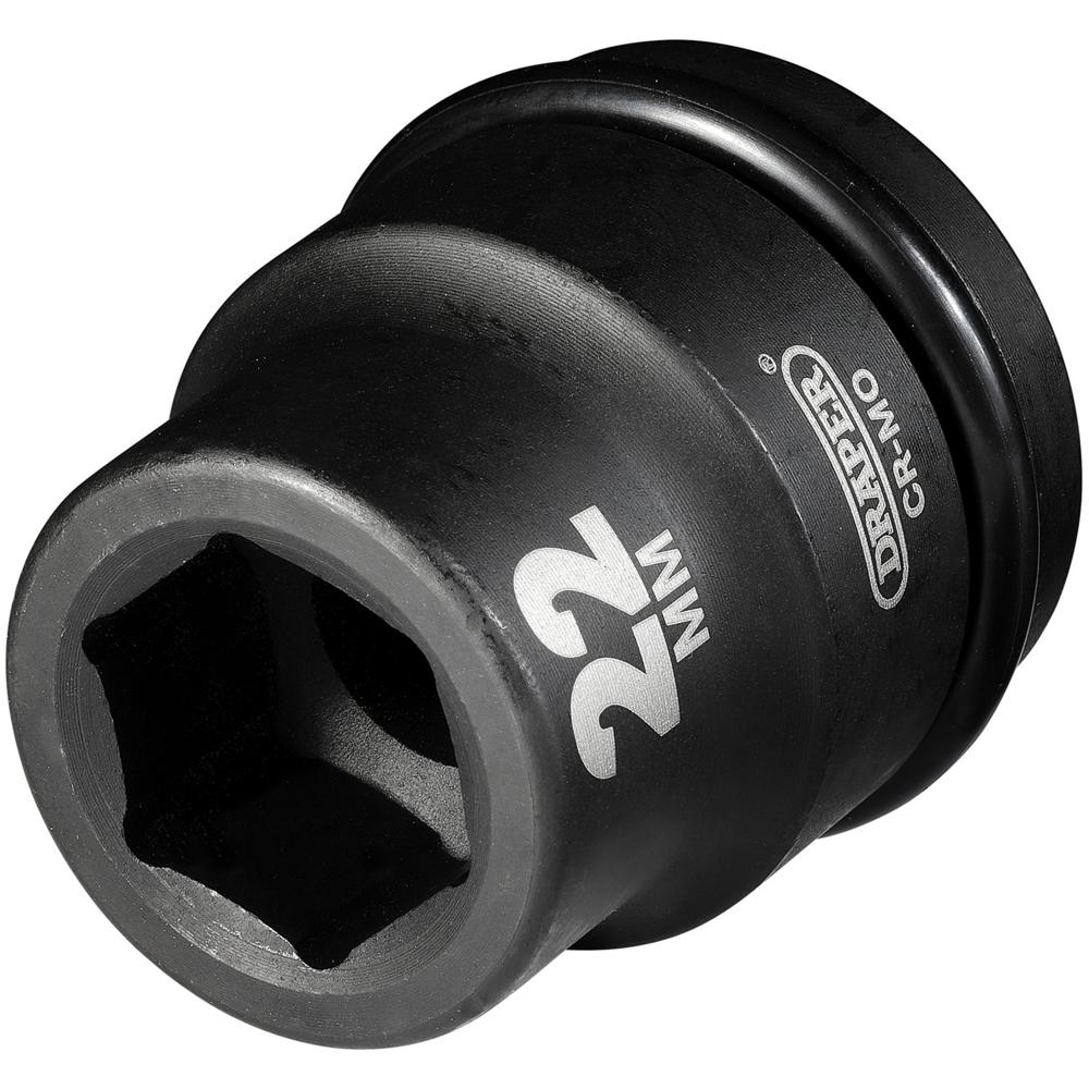Draper Expert 3/4" Drive Hexagon Impact Socket Metric 3/4" 22mm