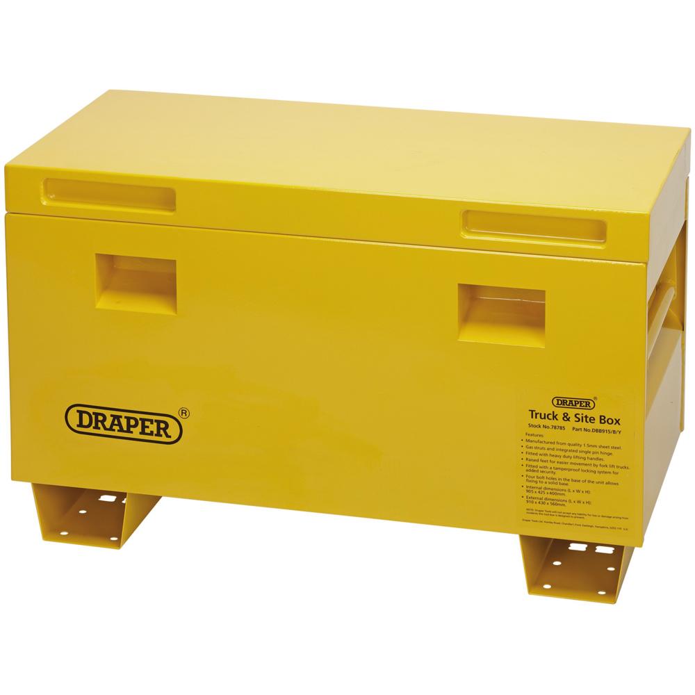Contractors Site Storage Box Yellow