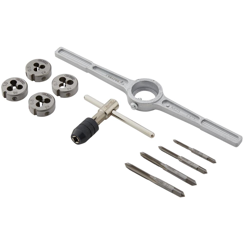 10 Piece Tap and Die Set Metric