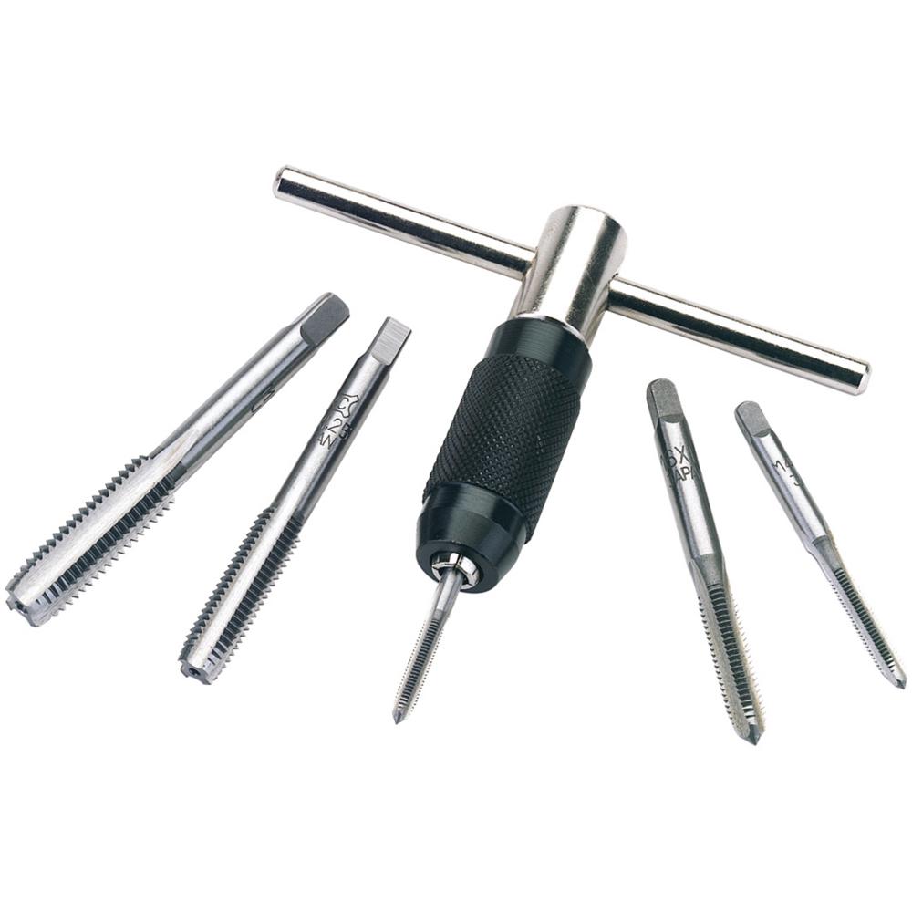 6 Piece Tap and Wrench Set Metric