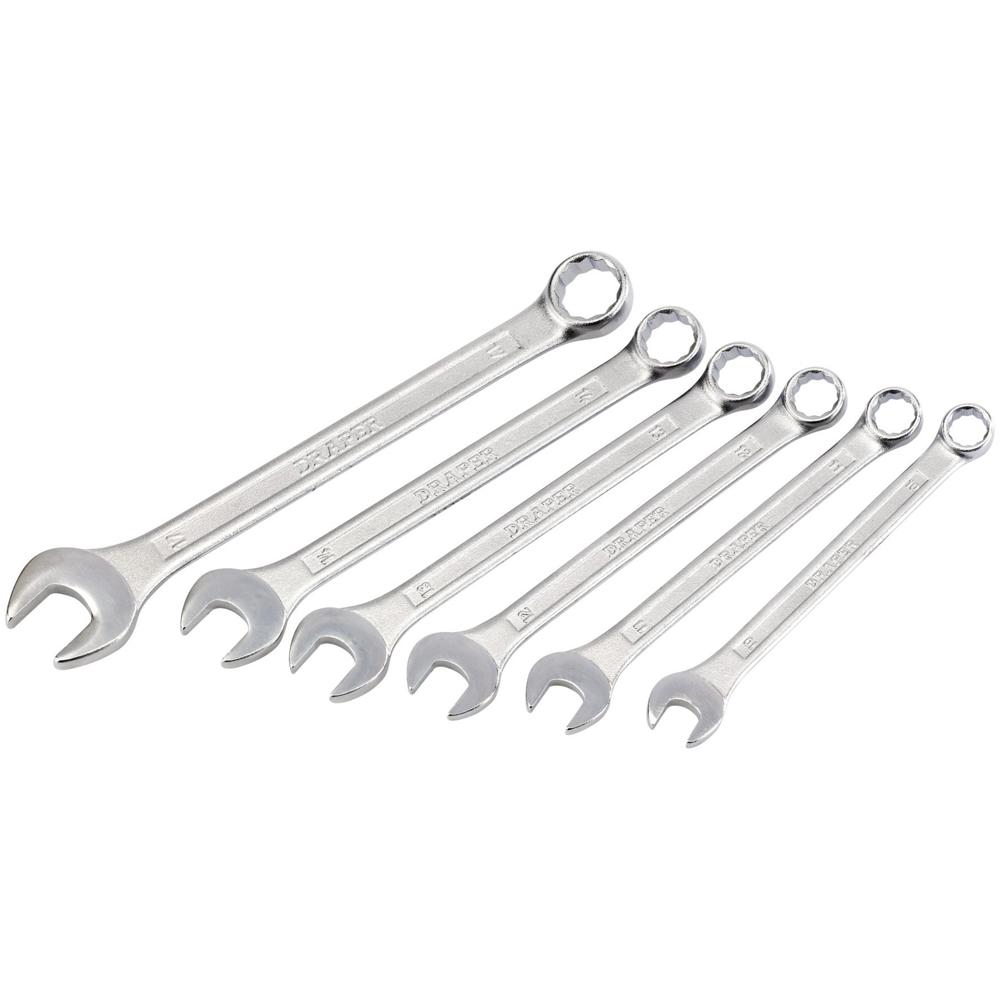 Draper 6 Piece Combination Spanner Set