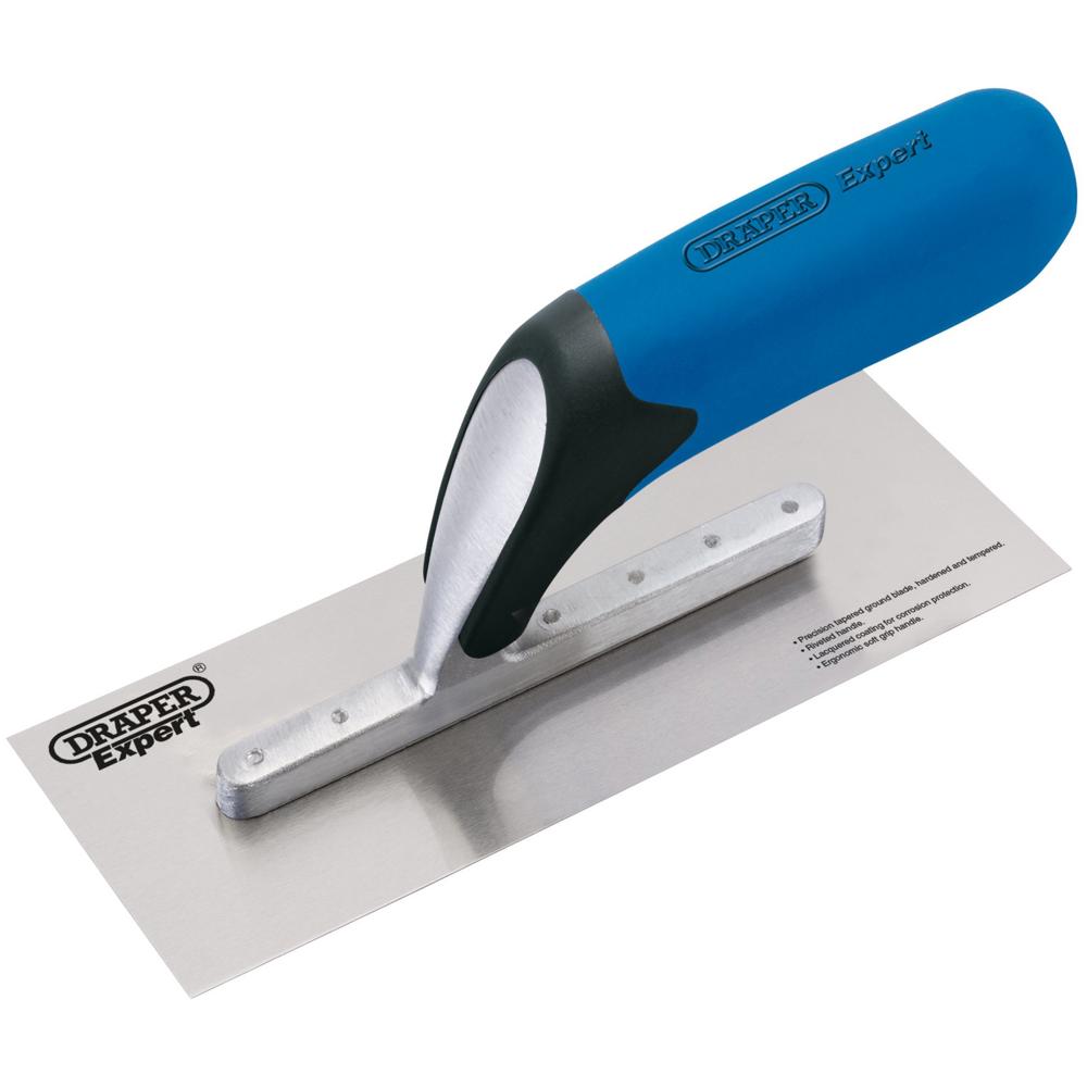 Draper Expert Soft Grip Carbon Steel Plastering Trowel 8
