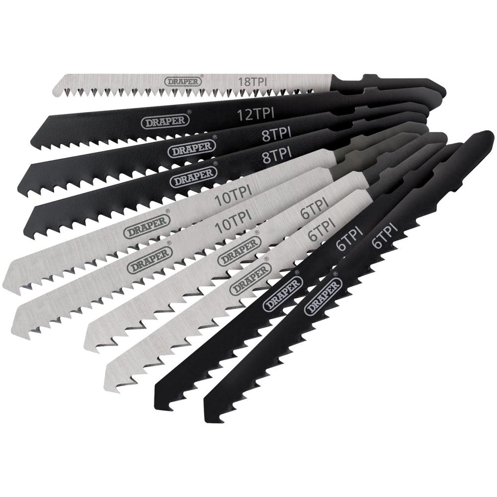 Expert 10 Piece Assorted Jigsaw Blade Set
