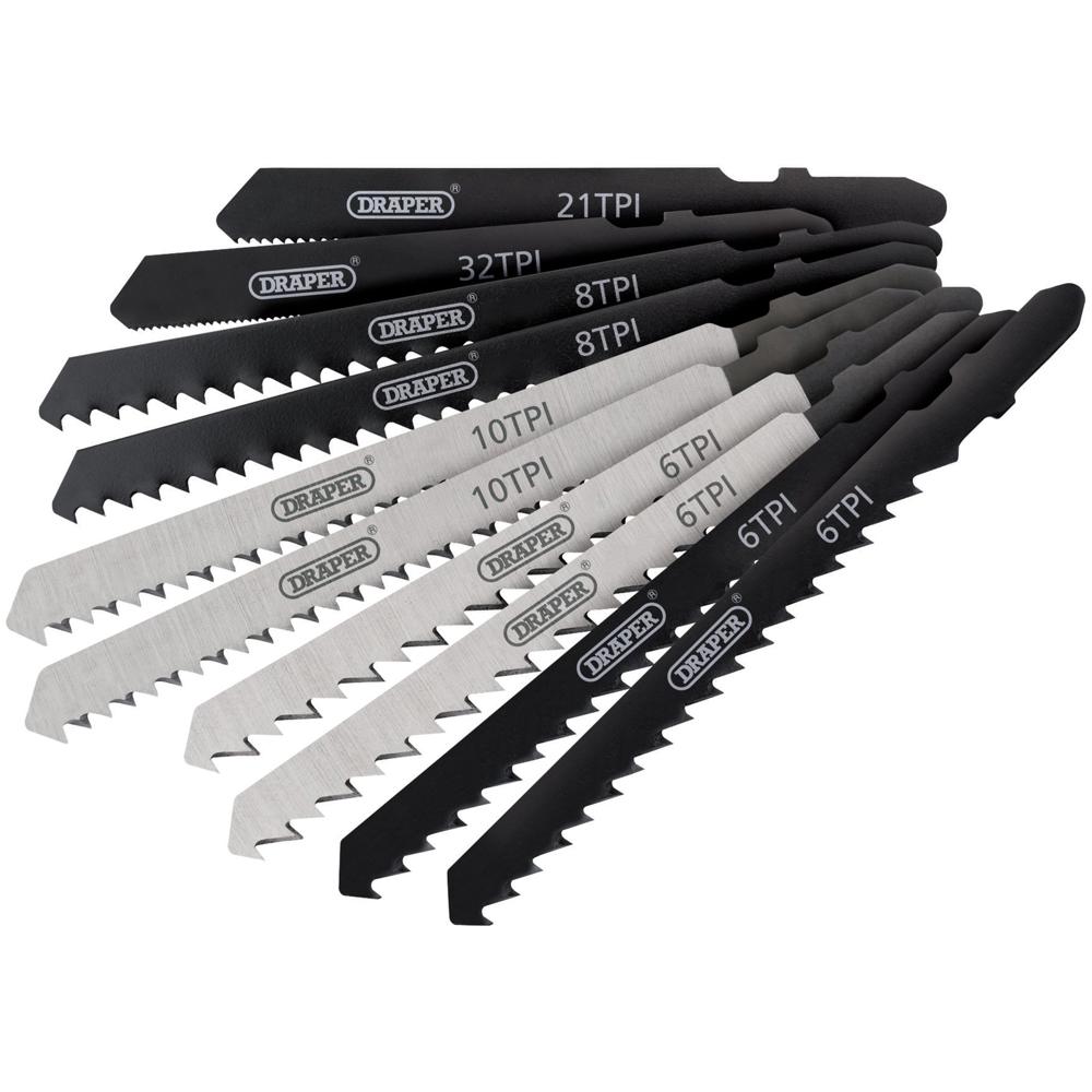 Expert 10 Piece Assorted Jigsaw Blade Set