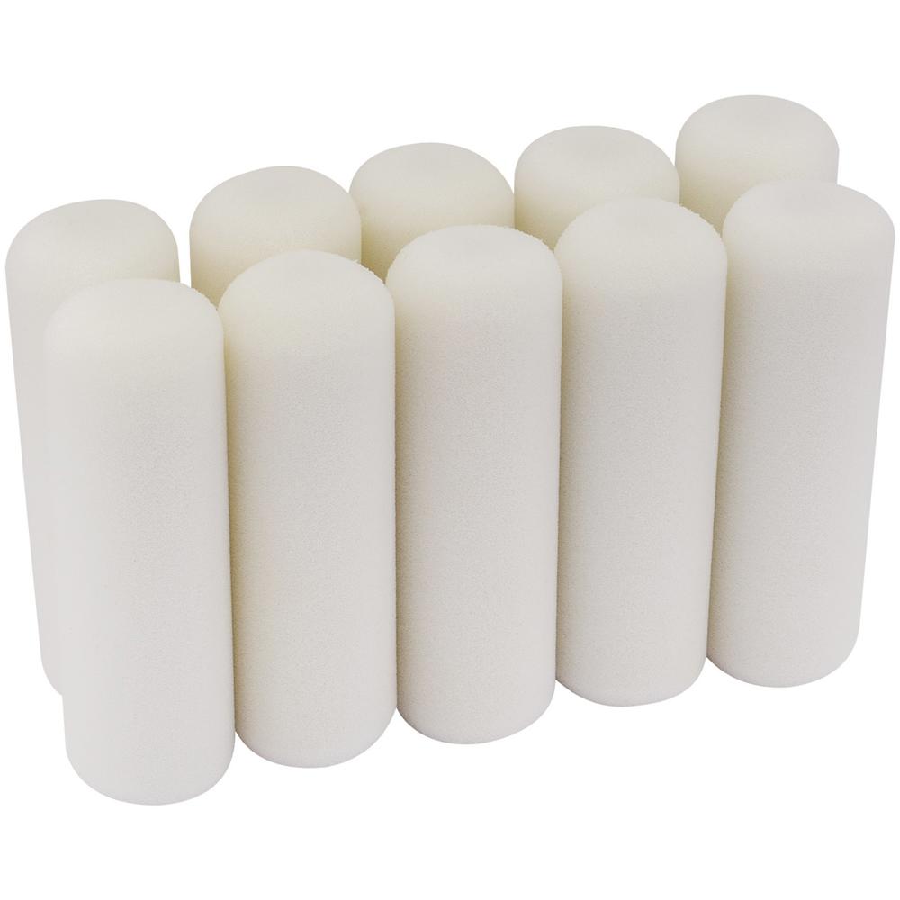 Draper Foam Paint Roller Sleeves 100mm Pack of 10