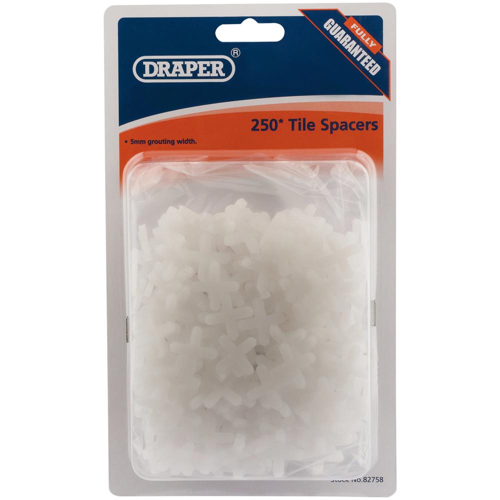 Draper Tile Spacers 5mm Pack of 250