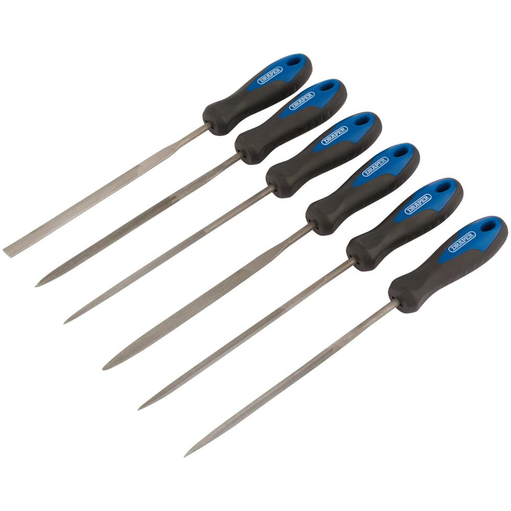 6 Piece Soft Grip Needle File Set