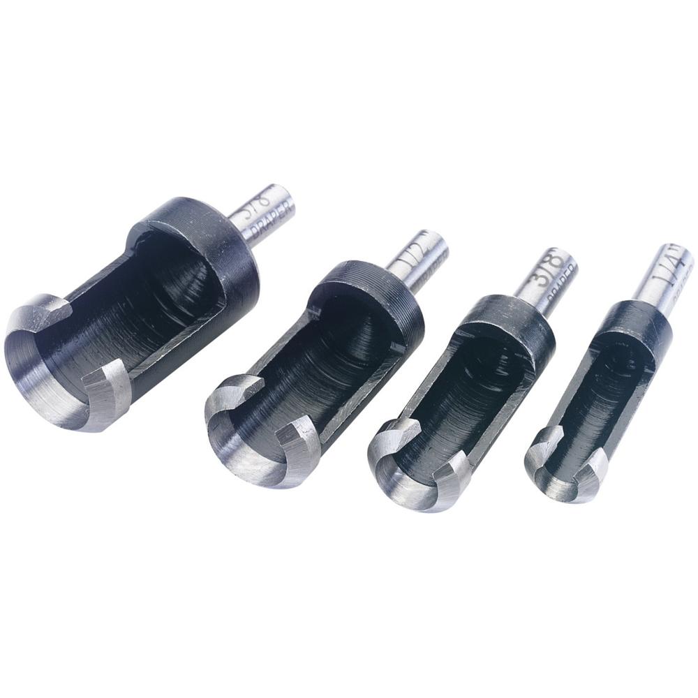 4 Piece Plug Cutter Set