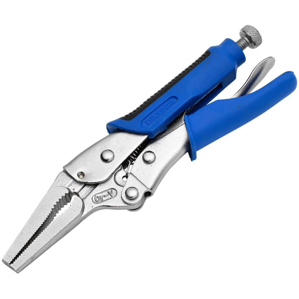 Draper Soft Grip Long Nose Self Grip Pliers 165mm