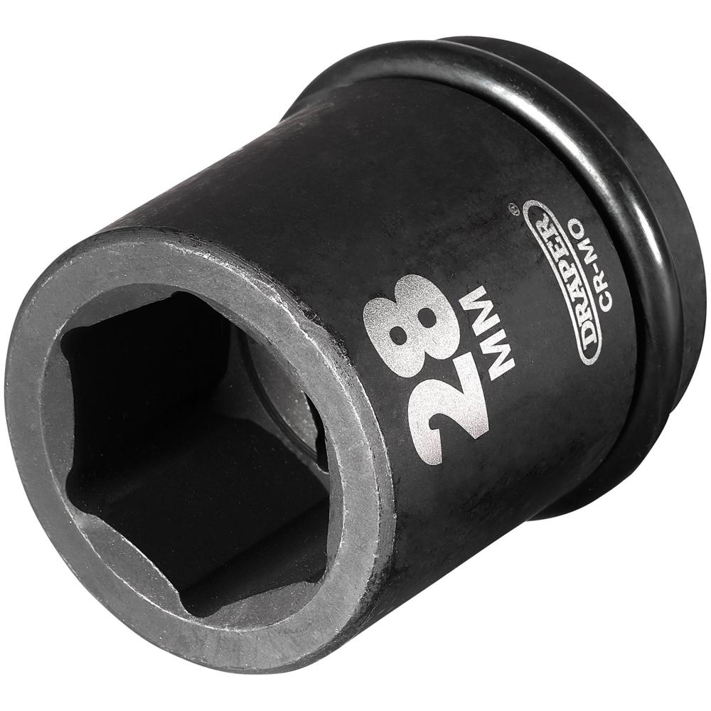 Draper Expert 3/4" Drive Hexagon Impact Socket Metric 3/4" 28mm