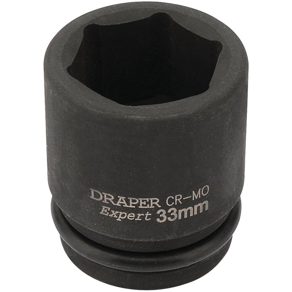 Draper Expert 3/4" Drive Hexagon Impact Socket Metric 3/4" 33mm