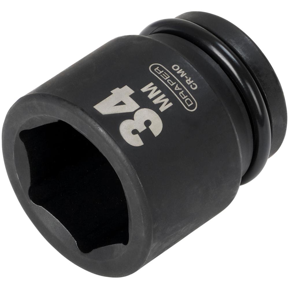 Draper Expert 3/4" Drive Hexagon Impact Socket Metric 3/4" 34mm