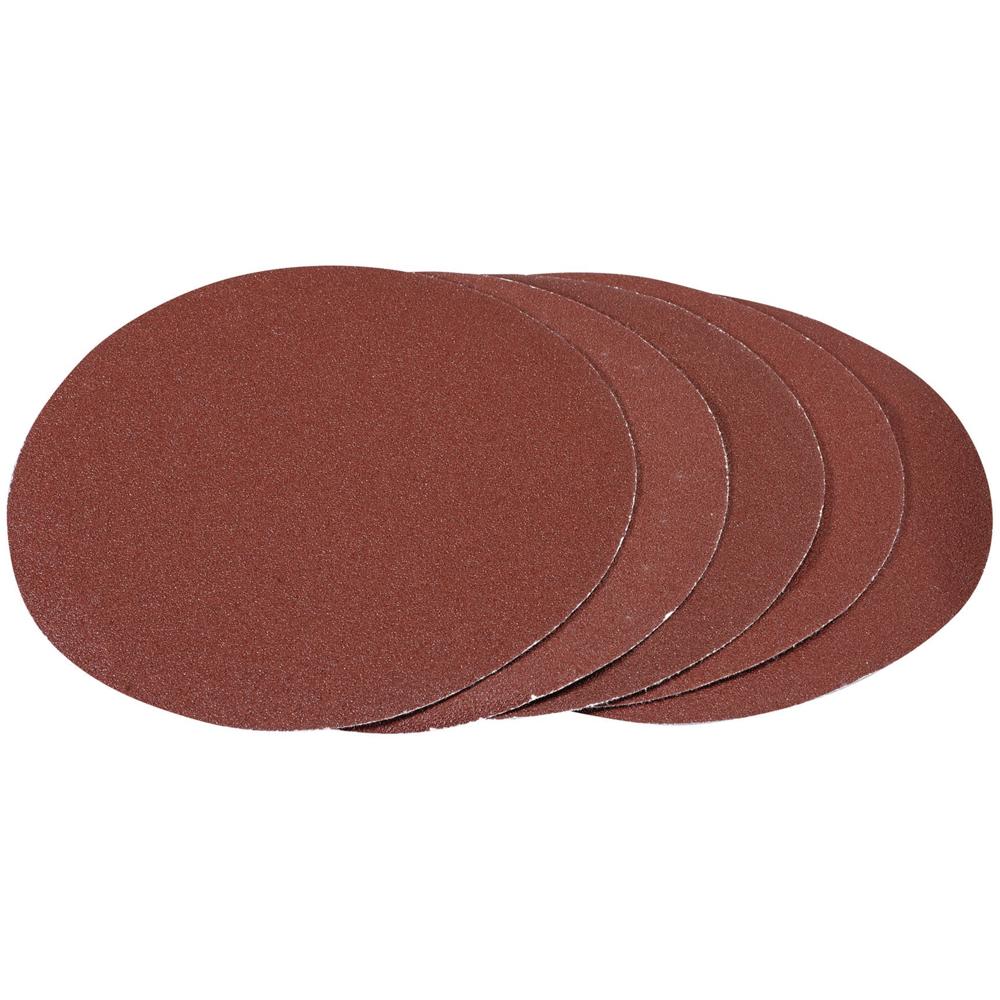 Photos - Abrasive Wheel / Belt Draper 180mm Hook and Loop Aluminium Oxide Sanding Discs 180mm 80g Pack of 5 93422 